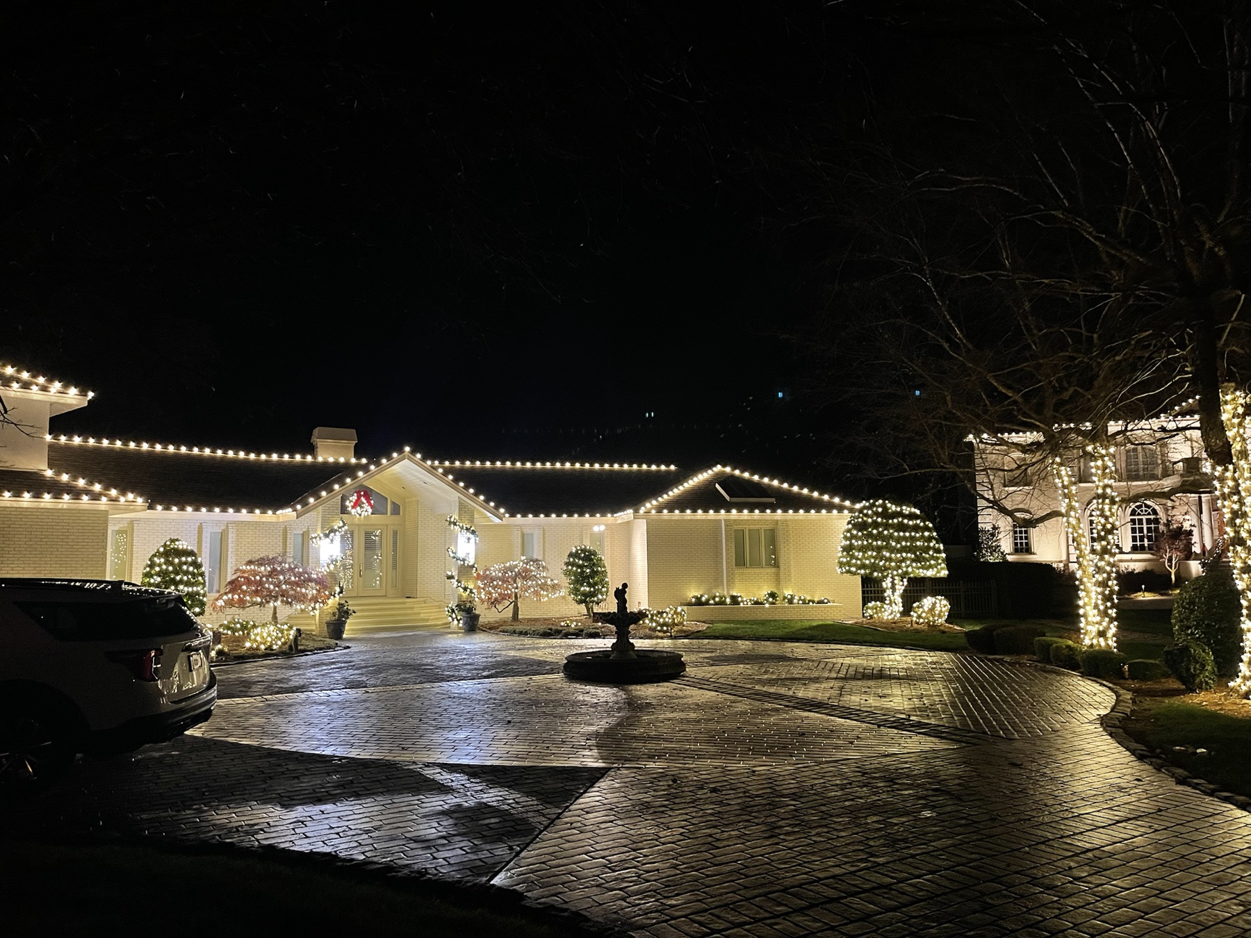 Warm white roofline